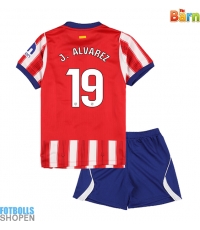 Billiga Atletico Madrid Julian Alvarez #19 Hemmatröja Barn 2026-27 Kortärmad (+ Korta byxor)